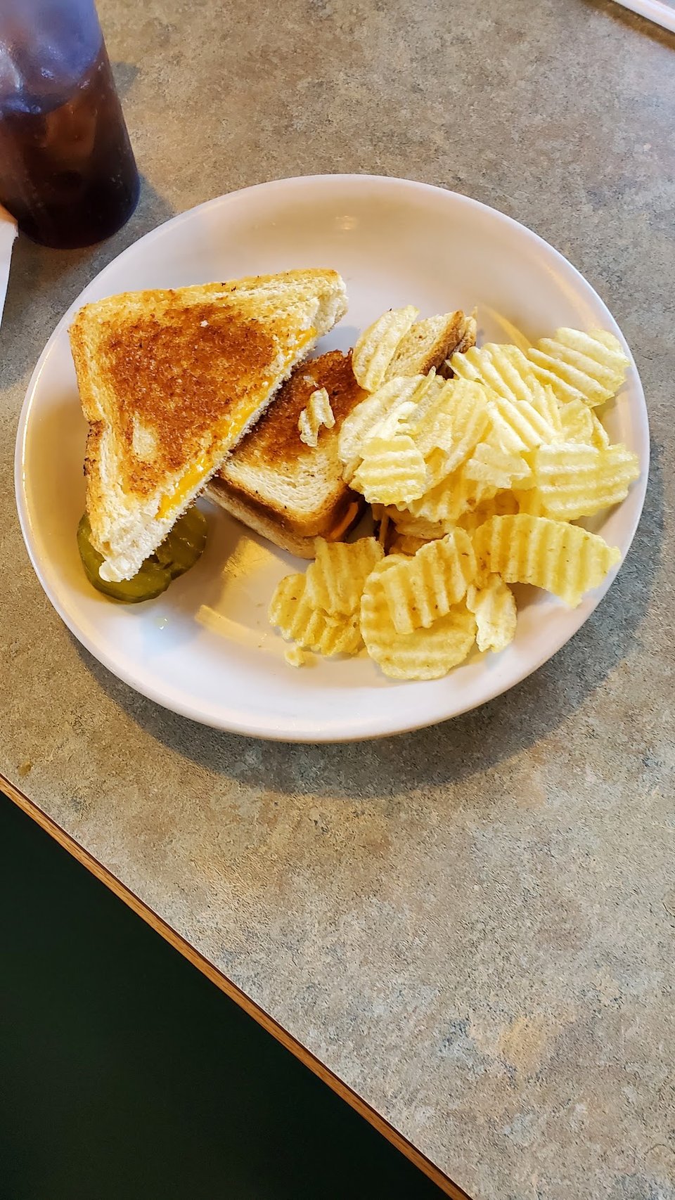 Grilled Cheese and Potatoe Tots